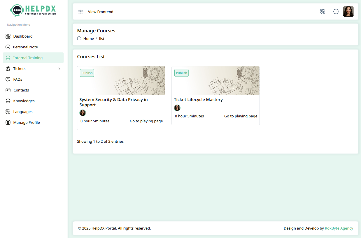 Co-admin Dashboard