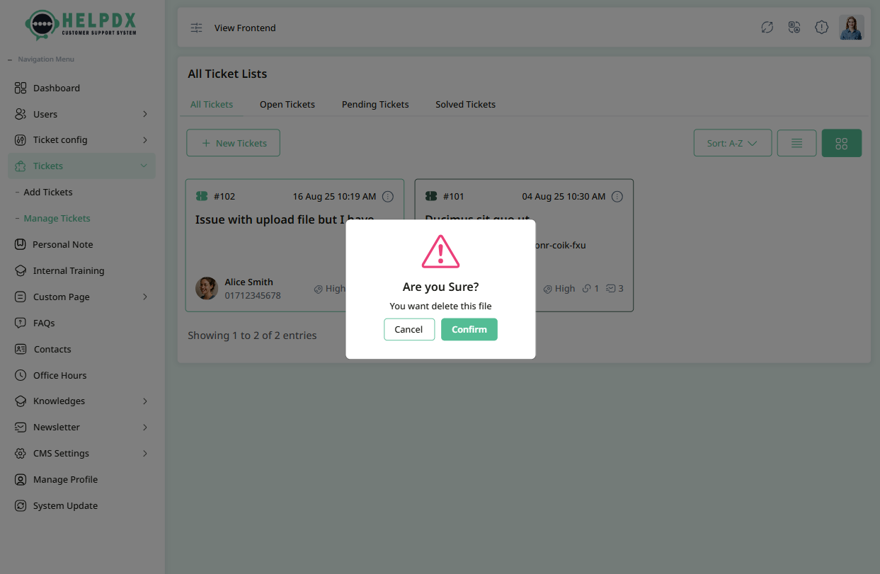Add New Ticket Form
