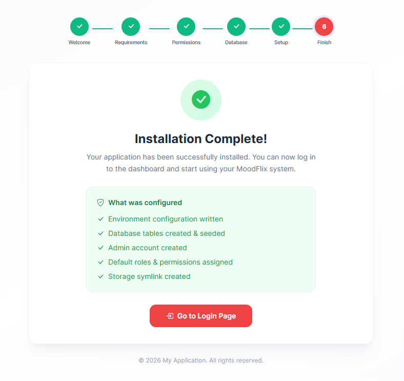 installer step 6
